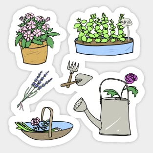 Gardening Sticker